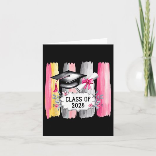 Cl van 2025 Vrouwen Afstuderen Senior High School  Kaart (Voorkant)