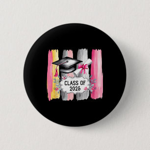 Cl van 2025 Vrouwen Afstuderen Senior High School  Ronde Button 5,7 Cm