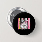 Cl van 2025 Vrouwen Afstuderen Senior High School Ronde Button 5,7 Cm (Voorkant /achterkant)