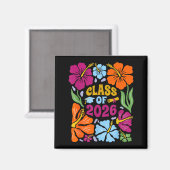 Cl van 2026 Afgestudeerde Hibiscus Bloem Magneet (Voorkant / Achterkant)