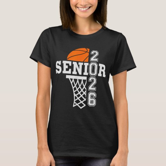CL van 2026 Basketbal Senior 26 Speler Team Gradua T-shirt (Voorkant)