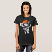 CL van 2026 Basketbal Senior 26 Speler Team Gradua T-shirt (Voorkant volledig)