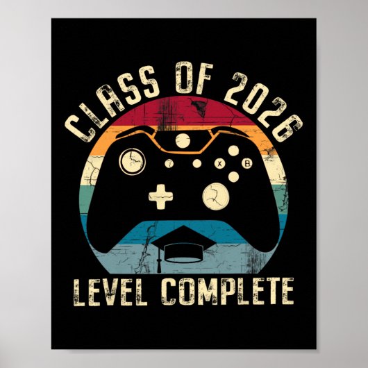 Cl van 2026 Level Compleet Videogamer Senior Afges Poster (Voorkant)