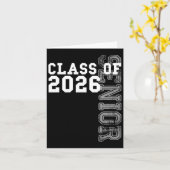 CL van 2026 Senior 2026 Afstuderen 2025 Student Ki Kaart (Gele Bloem)