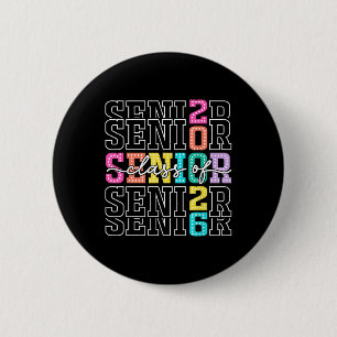 CL van 2026 Senior 2026 Afstuderen Student Mannen  Ronde Button 5,7 Cm