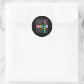 CL van 2026 Senior 2026 Afstuderen Student Mannen  Ronde Sticker (Tas)