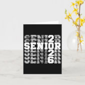 CL van 2026 Senior 2026 Terug naar school 2026 Afg Kaart (Gele Bloem)