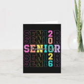 CL van 2026 Senior 2026 Terug naar school 2026 Afg Kaart (Voorkant)