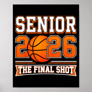Cl van 2026 Senior Basketbal Terug naar School Poster