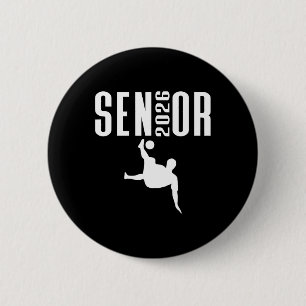 Cl Van 2026 Senior Sport Thema Voetbalspeler Grafi Ronde Button 5,7 Cm