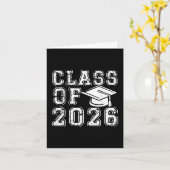 Cl van 2026 Senior Terug naar school Afstuderen 20 Kaart (Gele Bloem)
