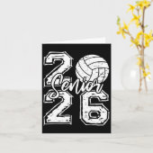 CL van 2026 Volleybal Senior 2026 Terug naar Schoo Kaart (Gele Bloem)