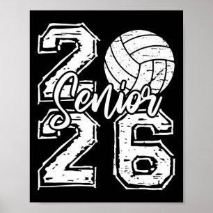 Cl van 2026 Volleybal Senior 2026 Terug naar schoo Poster