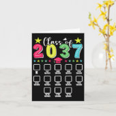 CL van 2037 Afstuderen Checklist Kindergarten 12e Kaart (Gele Bloem)