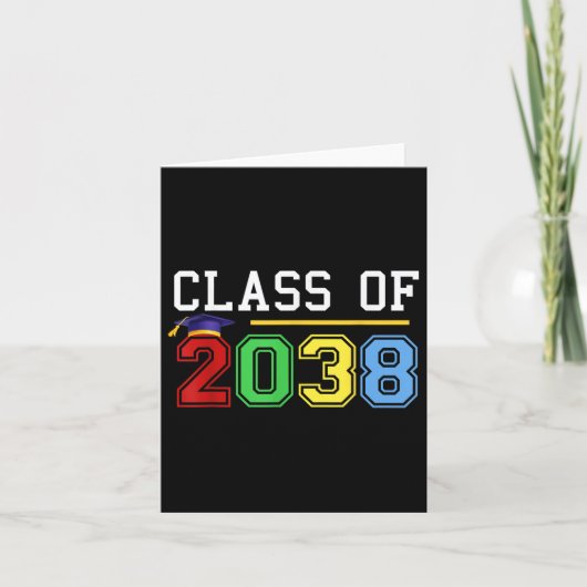 CL van 2038 Afstuderen Leuke Academische Stijl Kaart (Voorkant)