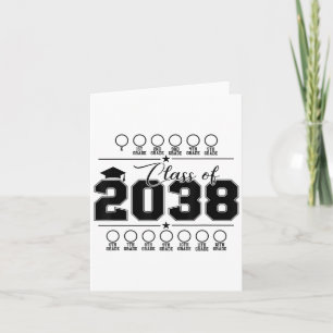 Cl Van 2038 Groei Met Mij Eerste Dag Van School Af Kaart