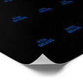 CL van 2038 Handafdruk Schattige Terug naar school Poster (Hoek)