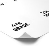 CL van 20&#; schooljaar groeien met ME K-12 Handpr Poster (Hoek)