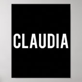 Cla - Cool New Funny Name Fan Gift Tee  Poster (Voorkant)