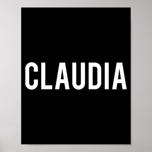 Cla - Cool New Funny Name Fan Gift Tee Poster (Voorkant)