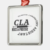 CLA SLOGAN - NICE EN PRECISE! LABORATORIUM METALEN ORNAMENT (Links)