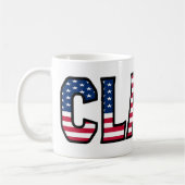 Claas Name Vorname USA styled Tasse Kaffeetasse Koffiemok (Links)
