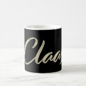 Claas Name whitegold Tasse Teetasse Kaffeetasse Koffiemok (Center)