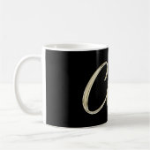 Claas Name whitegold Tasse Teetasse Kaffeetasse Koffiemok (Links)