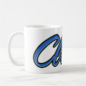 Claas Vorname Name blue Tasse Kaffeetasse Koffiemok (Links)