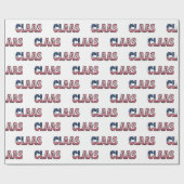 Claas Vorname Name USA US Geschenkpapier Papier (Vlak)