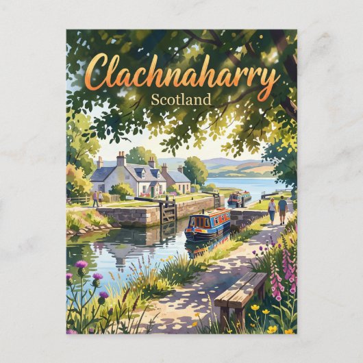 Clachnaharry Schotland Briefkaart (Voorkant)