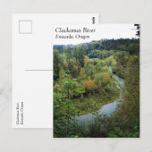 Clackamas River, OR Briefkaart (Voorkant / Achterkant)