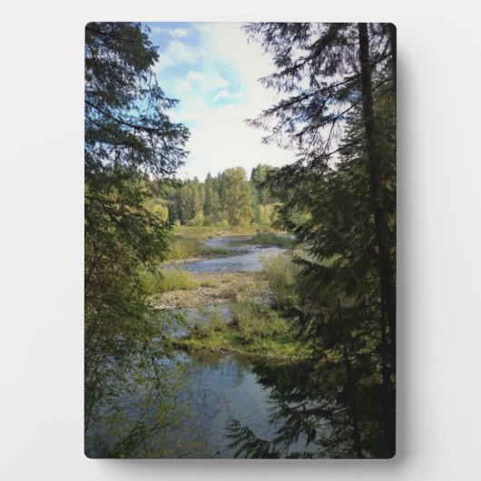 Clackamas River, OR Fotoplaat (voorkant)