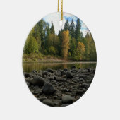 Clackamas River, OR Keramisch Ornament (Rechts)