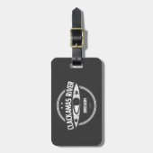 Clackamas River Oregon Kajakken Bagagelabel (Voorkant verticaal)