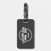 Clackamas River Oregon Kajakken Bagagelabel (Achterkant verticaal)