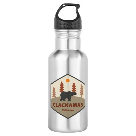 Clackamas Wilderness Oregon Beer Waterfles (Voorkant)