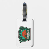 Clackamas Wilderness Oregon Camping Bagagelabel (Achterkant verticaal)