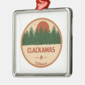 Clackamas Wilderness Oregon Metalen Ornament (Links)