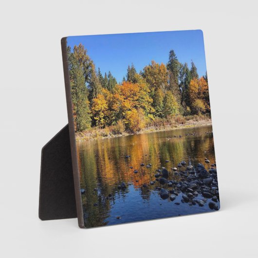 Clackamasrivier, OR Fotoplaat (Voorkant)