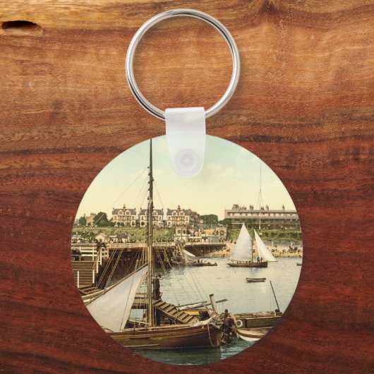 Clacton-on-Zee Pier II, Essex, Engeland Sleutelhanger (Achterkant)