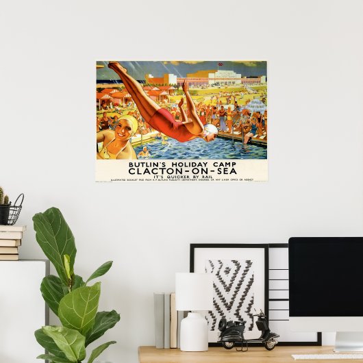 CLACTON OP ZEE POSTER (Thuiskantoor)