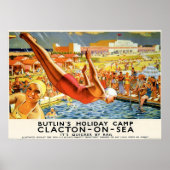 CLACTON OP ZEE POSTER (Voorkant)