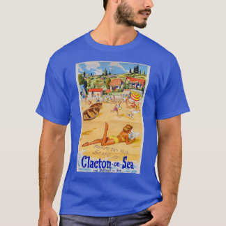 ClactononSea vintage-poster T-shirt