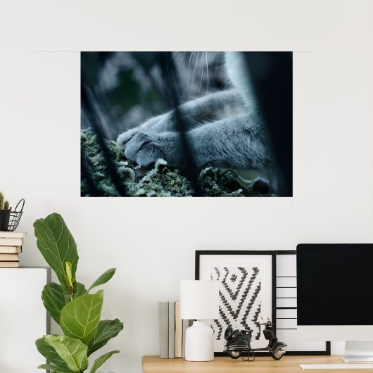 Clad in Velvet Poster (Thuiskantoor)