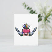 Claddagh #1B beroemd gemaakt door Trinity Briefkaart (Staand voorkant)