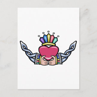 Claddagh #1B beroemd gemaakt door Trinity Briefkaart