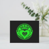 Claddagh Briefkaart (Staand voorkant)