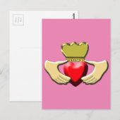 Claddagh Briefkaart (Voorkant / Achterkant)