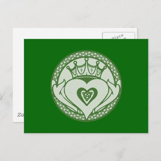Claddagh Briefkaart (Voorkant / Achterkant)